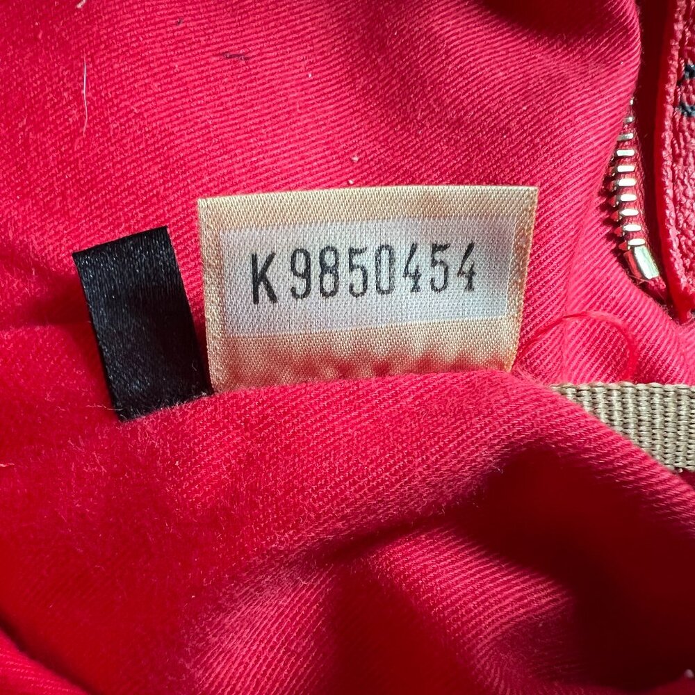 Dooney & Bourke Gretta Red Black Small Leisure Shopper Tote - Picture 8 of 15
